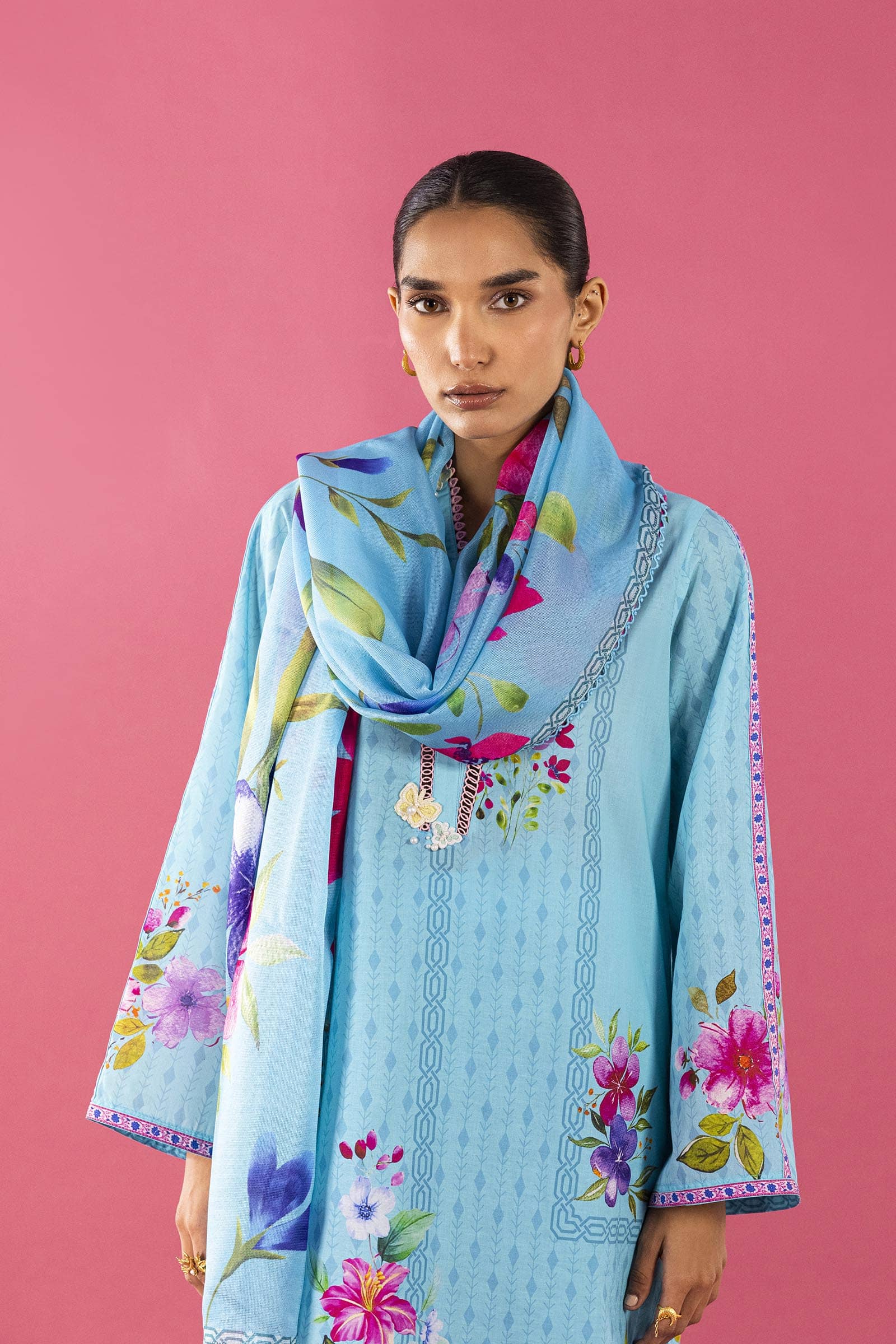 Sana Safinaz Mahay 26/Vol2/6B/Shirt Dupatta Set