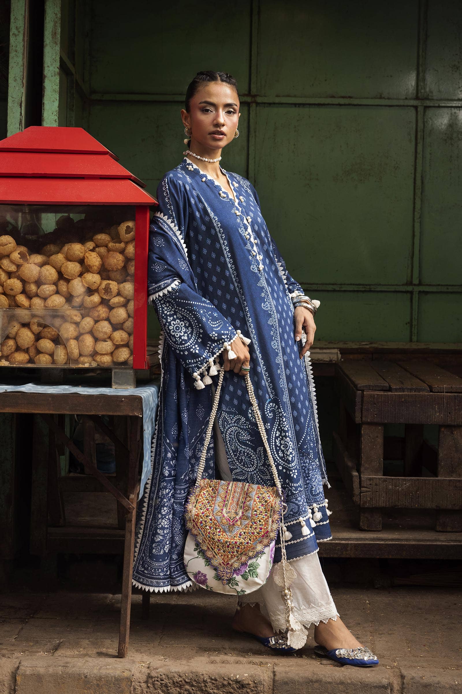 Sana Safinaz Mahay 26/Vol4/4A/Shirt Dupatta Set