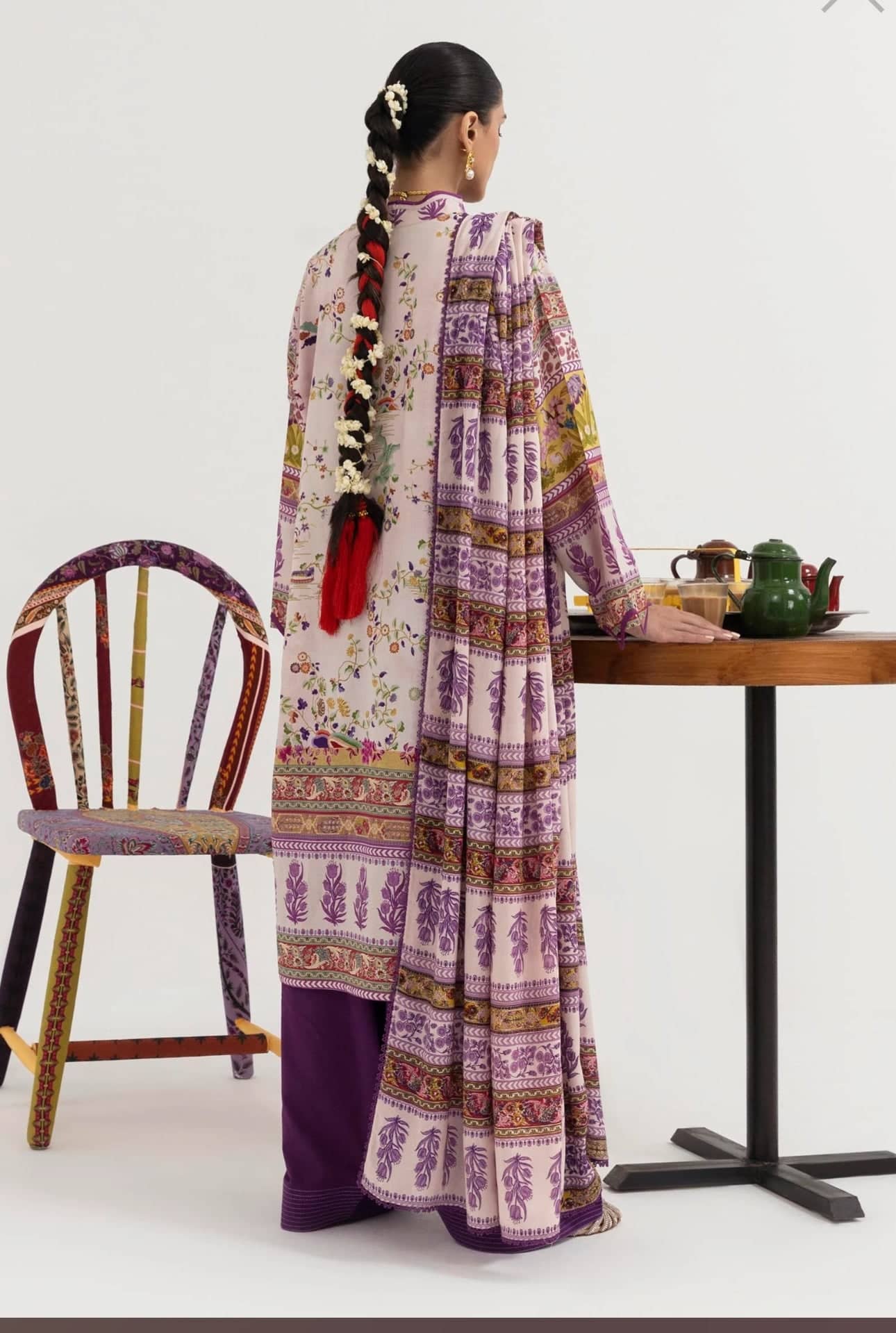 Sana Safinaz Mahay Luxury Lawn Brands Sana Safinaz Mahay Winter 25/Linen Suit/1B