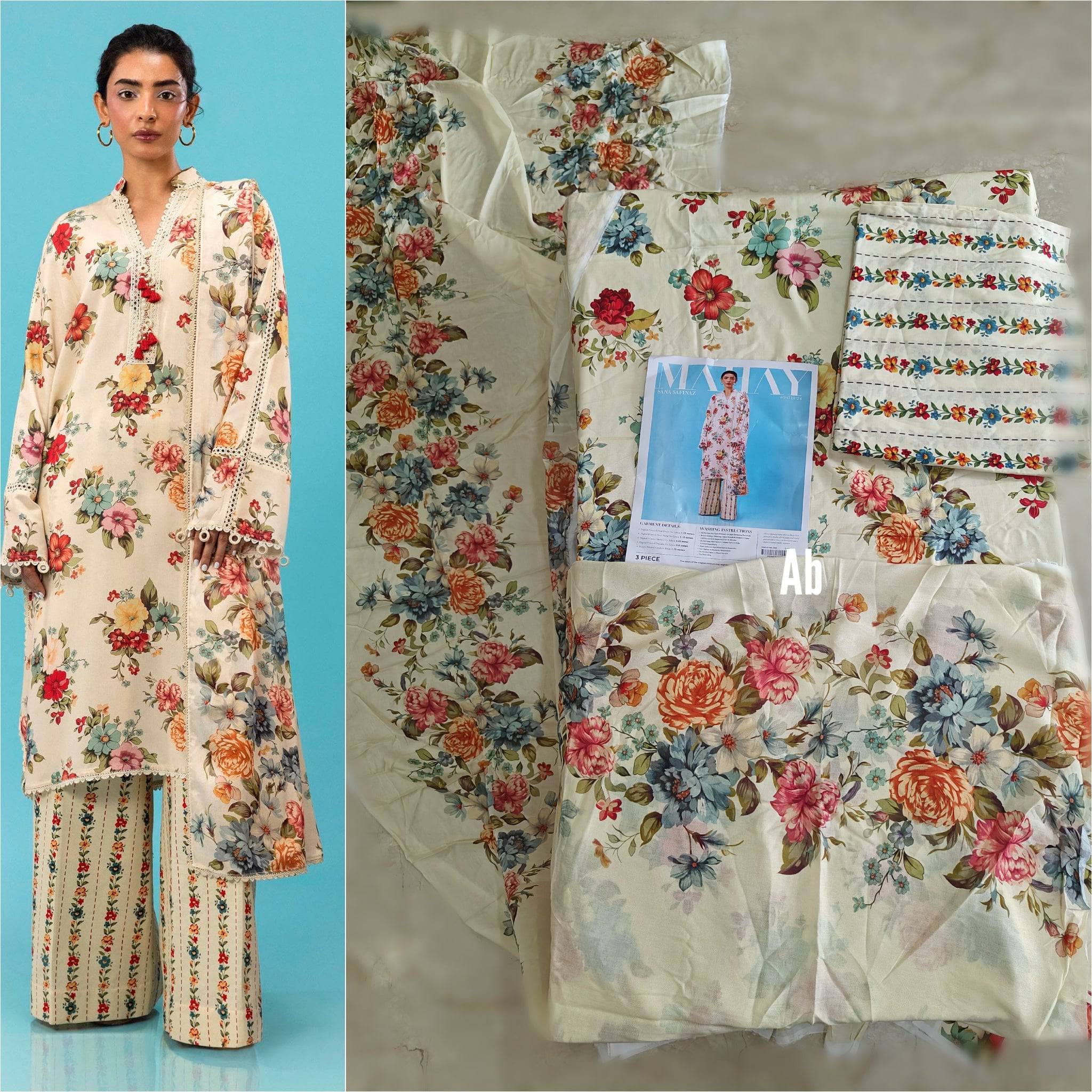 Restocked/Sana Safinaz Mahay Fall Edit/14A