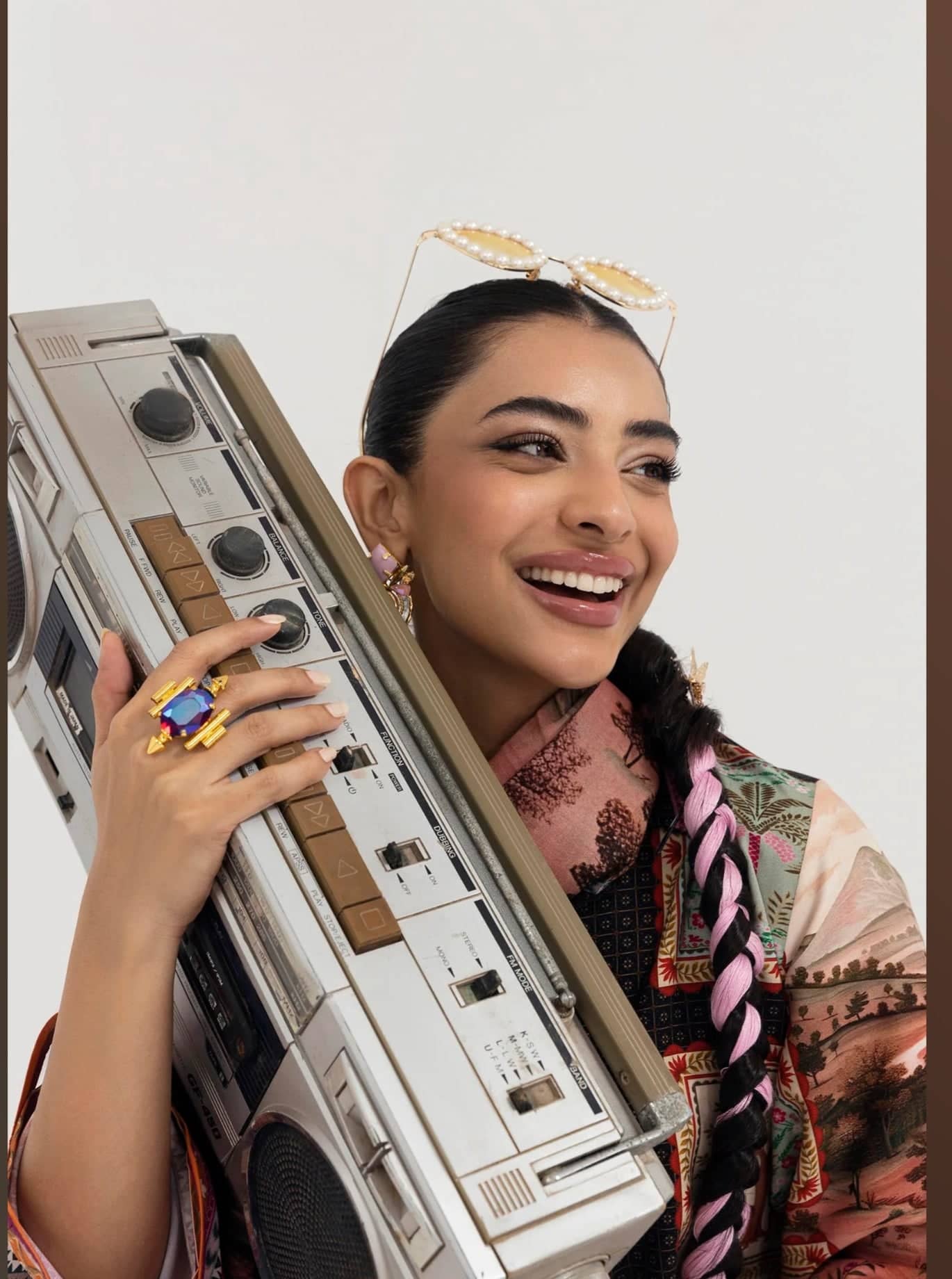 Sana Safinaz Mahay Luxury Winter Brands Sana Safinaz Mahay Winter 25/Slub Linen Suit/9B/Shirt Dupatta Set