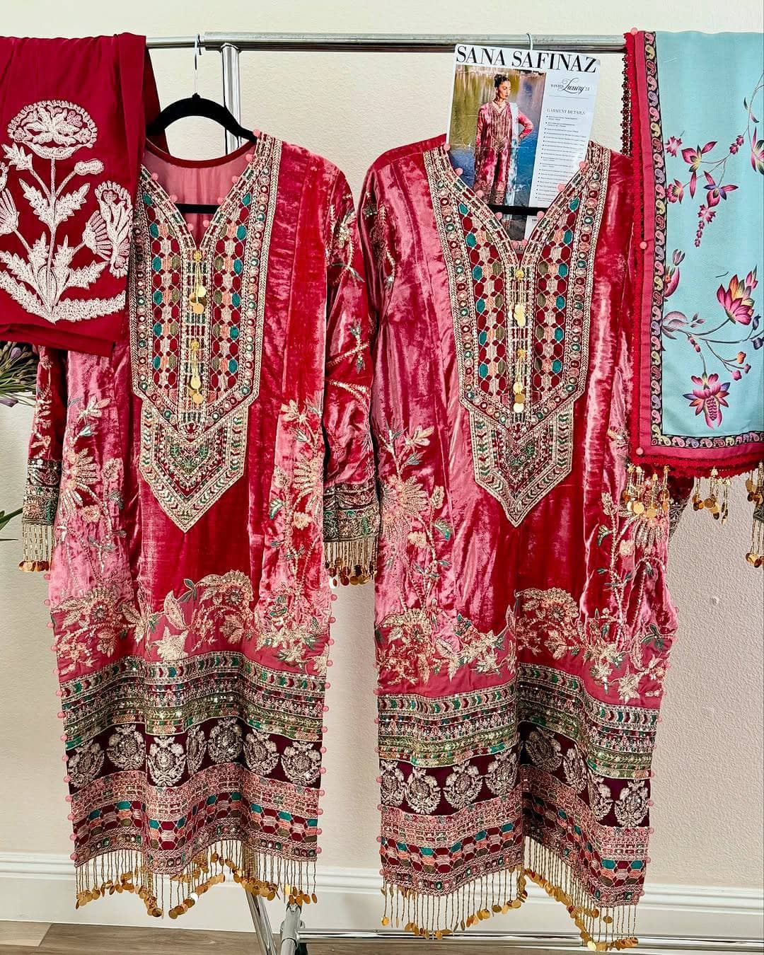 Stitched Look of Sana Safinaz Velvet Luxury/05/Size - S M L XL