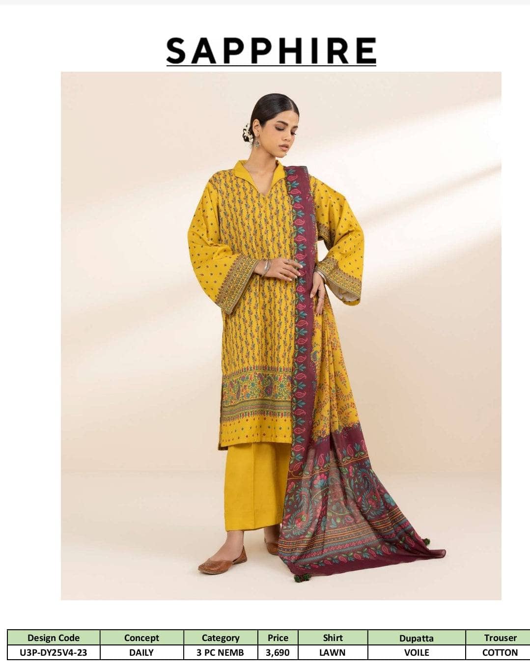 Sapphire Daily Lawn Collection