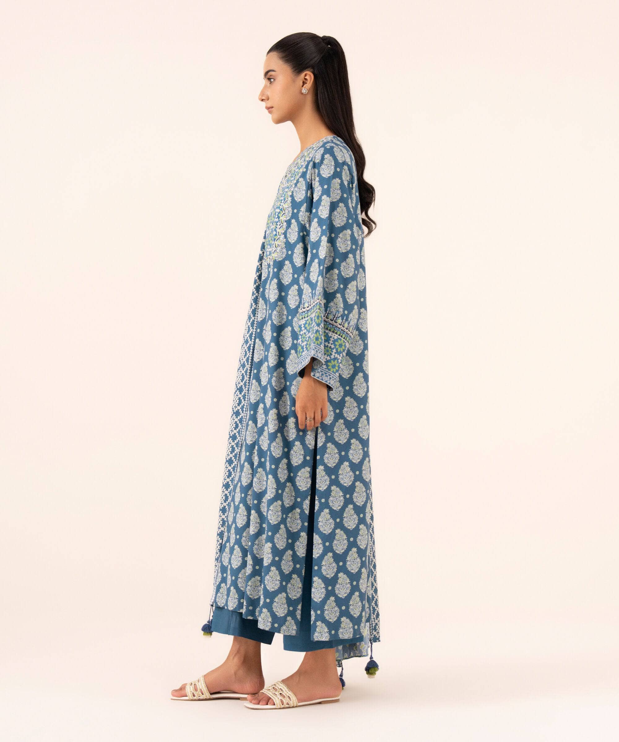 Sapphire Winter Essentials/Embroidered Dobby Suit/U3PE-DY25V7-13/Blue