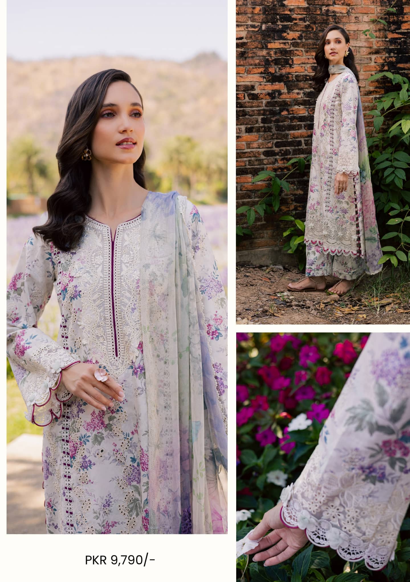 Aabyaan Shezlyn Chikankari Lawn/Elara