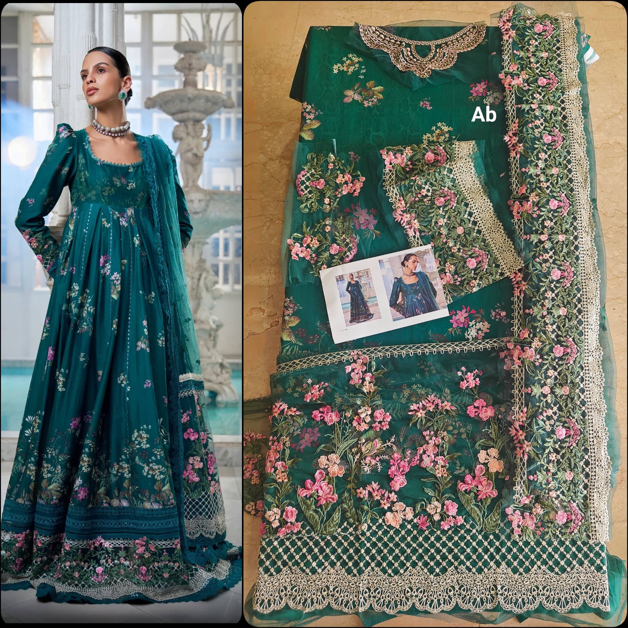 Sale‼️Open Pic/Sobia Nazir Luxury Lawn 26/10B/Anarkali