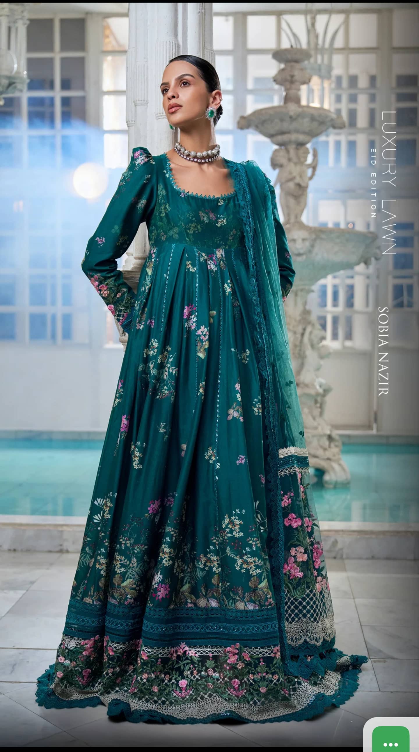 Sale‼️Open Pic/Sobia Nazir Luxury Lawn 26/10B/Anarkali