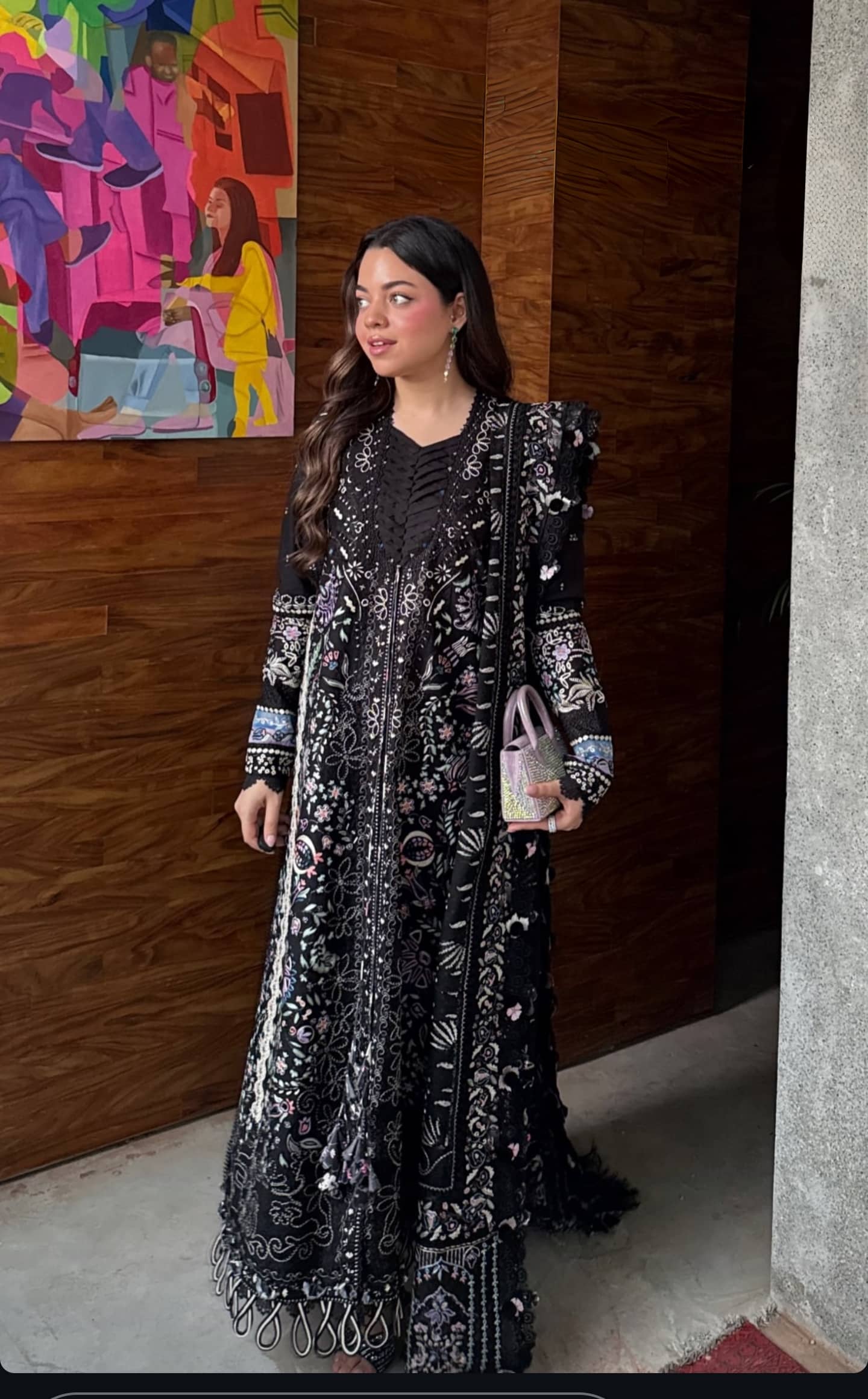 Spotted/Sale‼️Suffuse Luxury Lawn 26/Meravi/Black