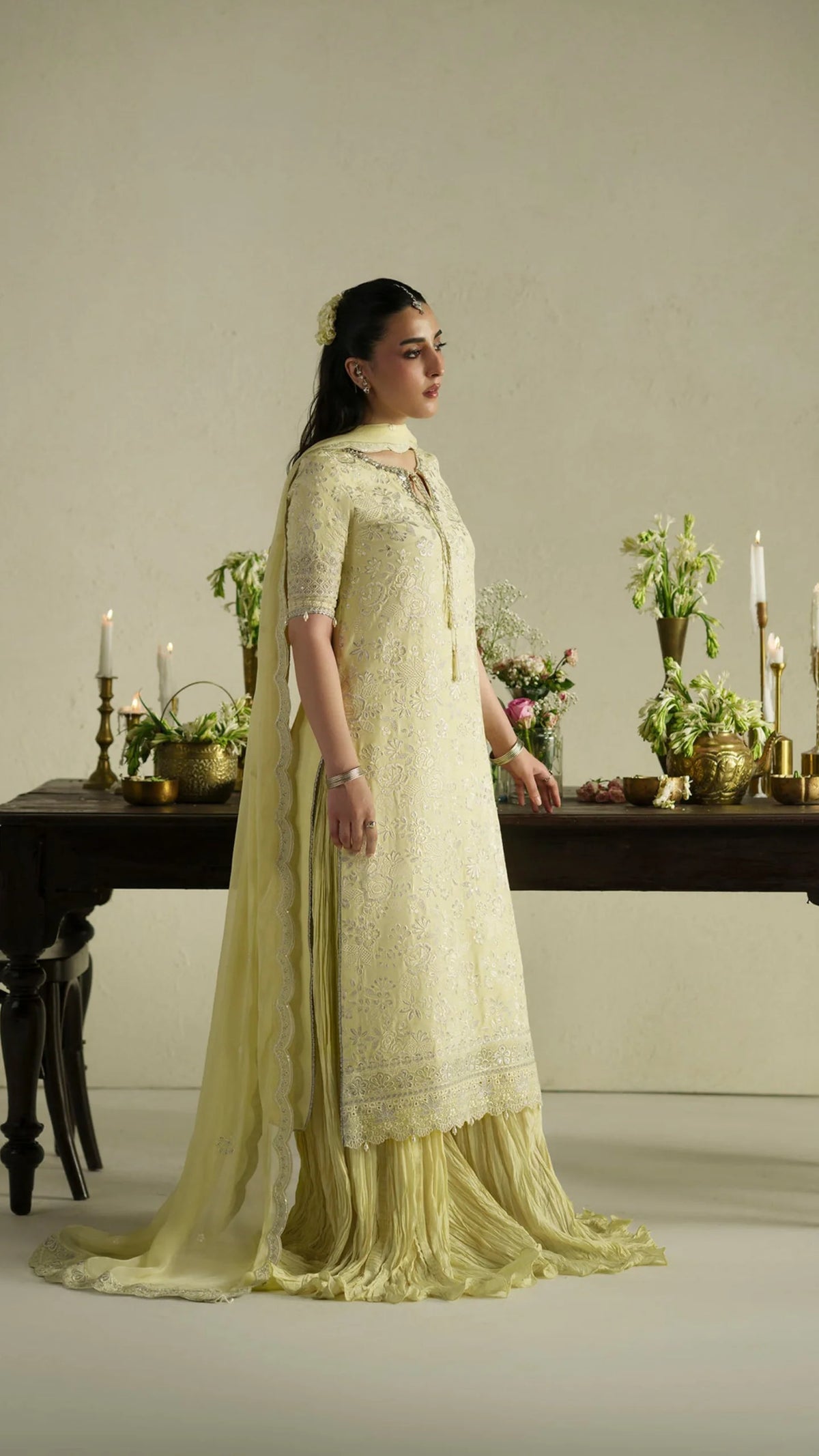 Vera Premium Raw Silk 2026/Gulab/Butter Yellow