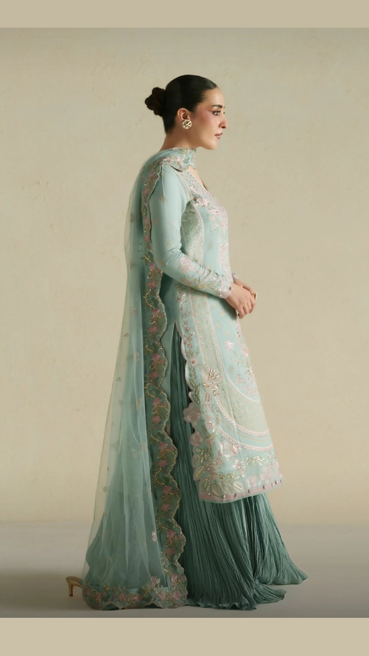 Vera Premium Raw Silk 2026/Meena/Powder Blue