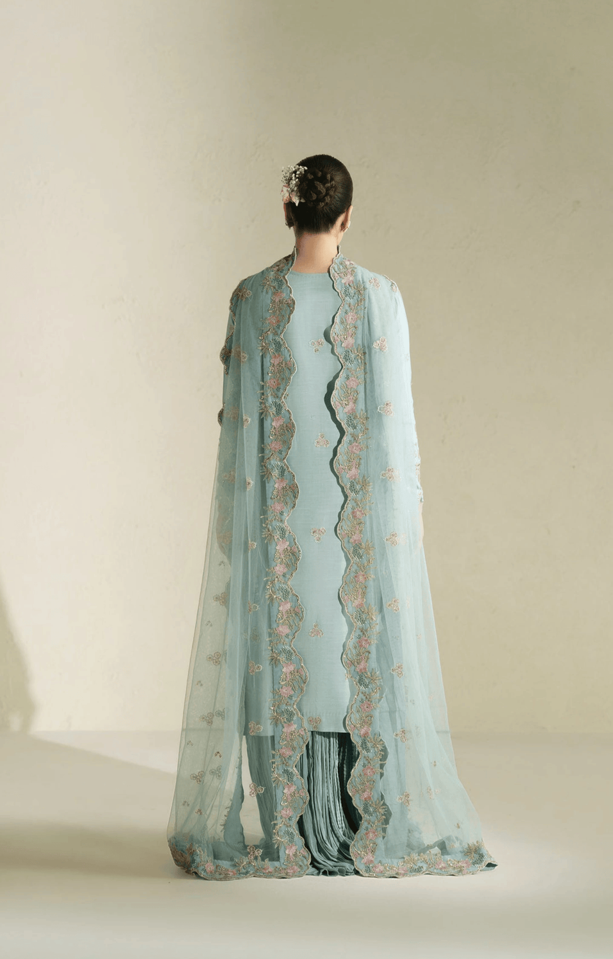 Vera Premium Raw Silk 2026/Meena/Powder Blue