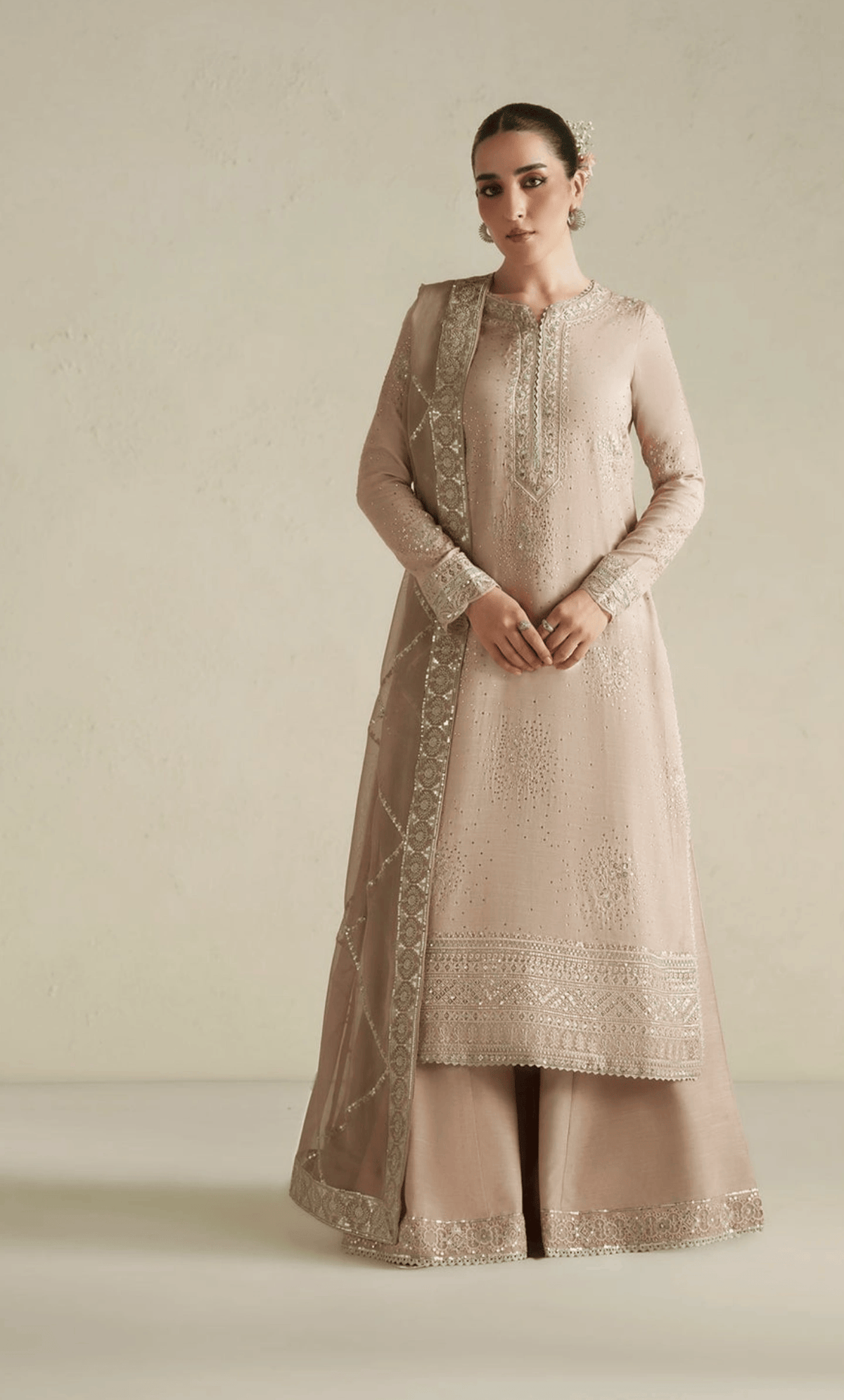 Vera Premium Raw Silk 2026/Naqsh/Soft Pink