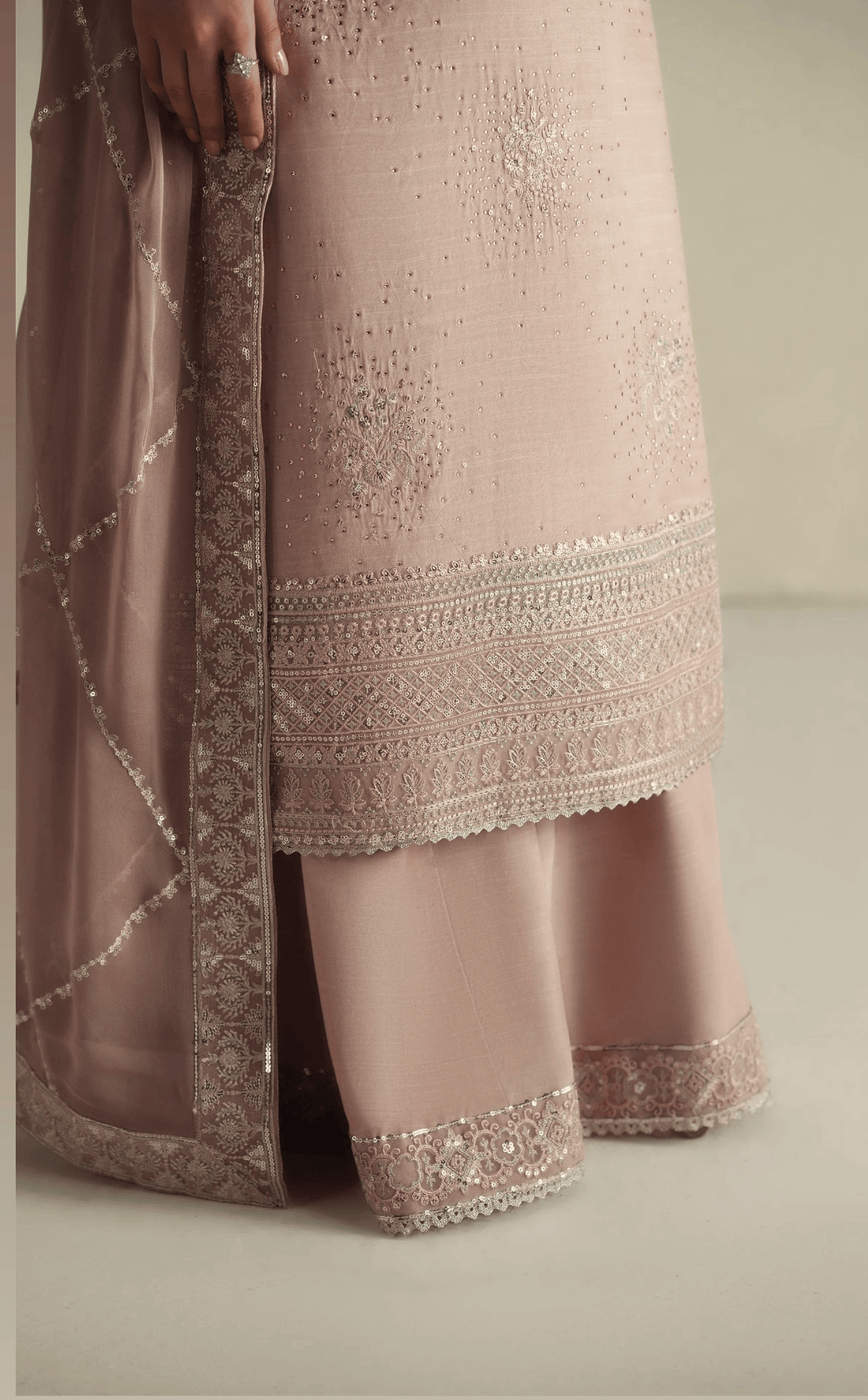 Vera Premium Raw Silk 2026/Naqsh/Soft Pink