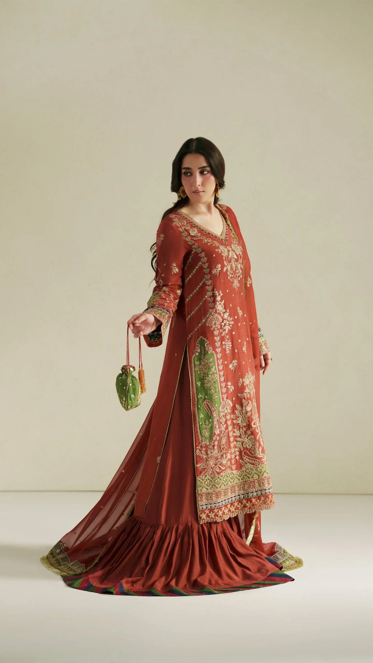 Vera Premium Raw Silk 2026/Zar/Rust