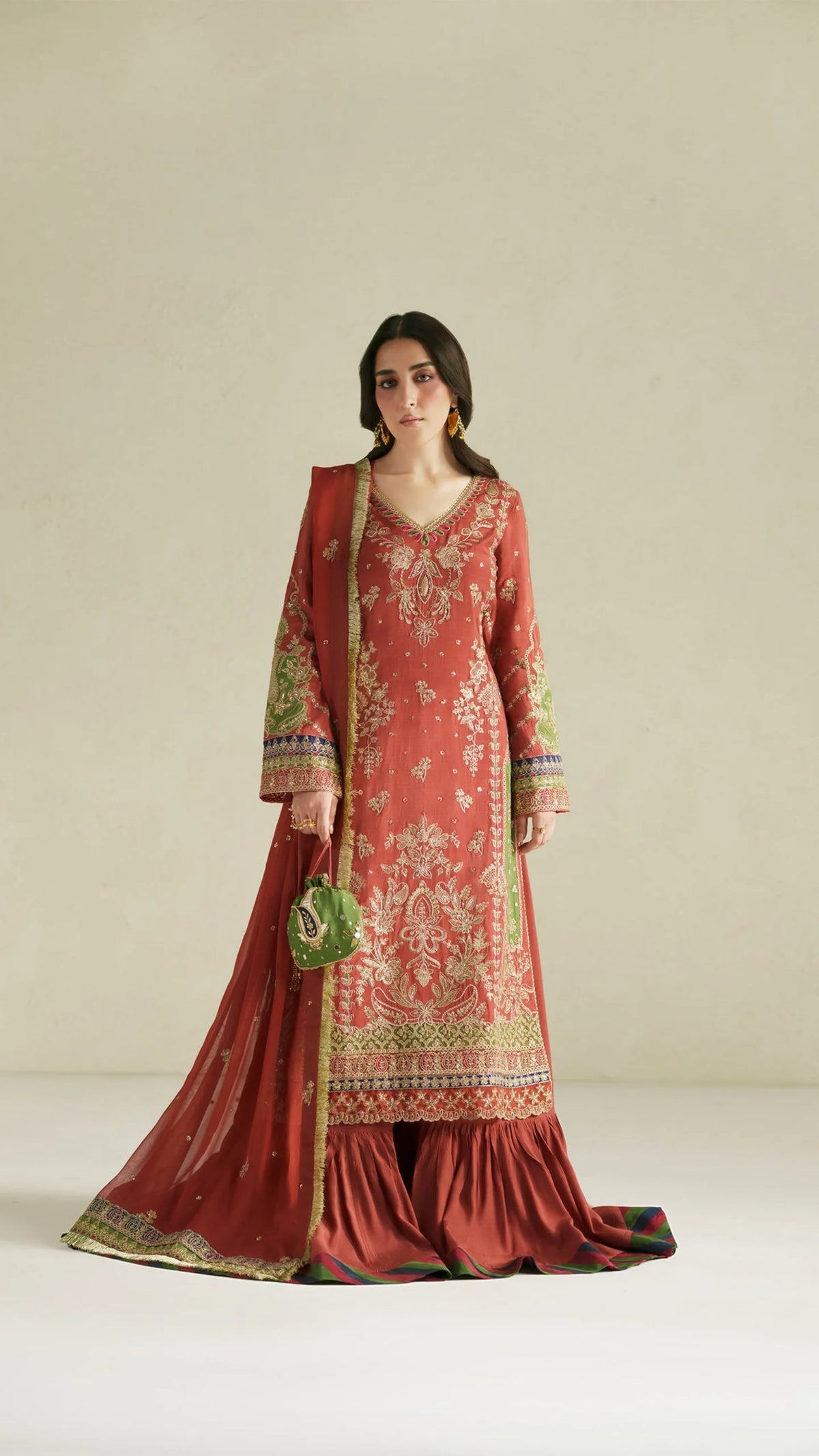 Vera Premium Raw Silk 2026/Zar/Rust