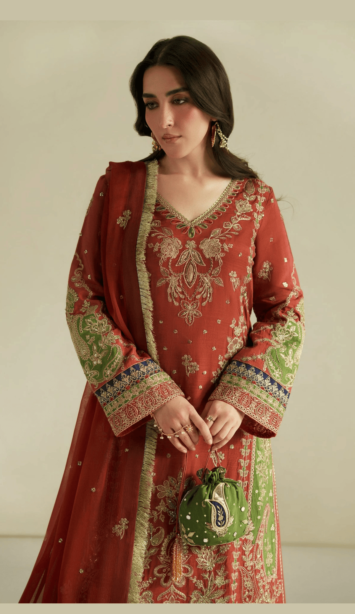 Vera Premium Raw Silk 2026/Zar/Rust