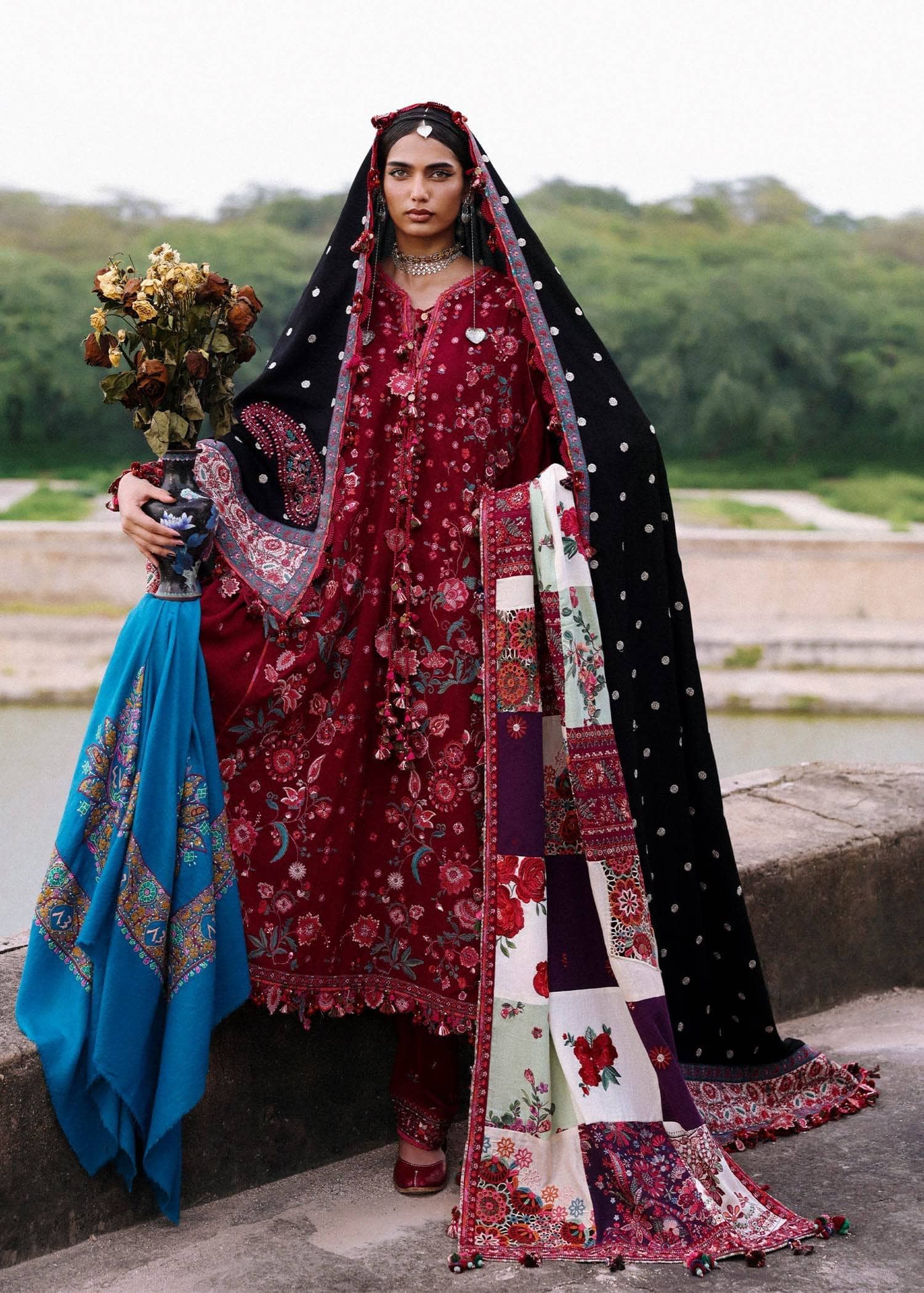 Hussain Rehar Karandi 25/Pankhuri/Dark Pink