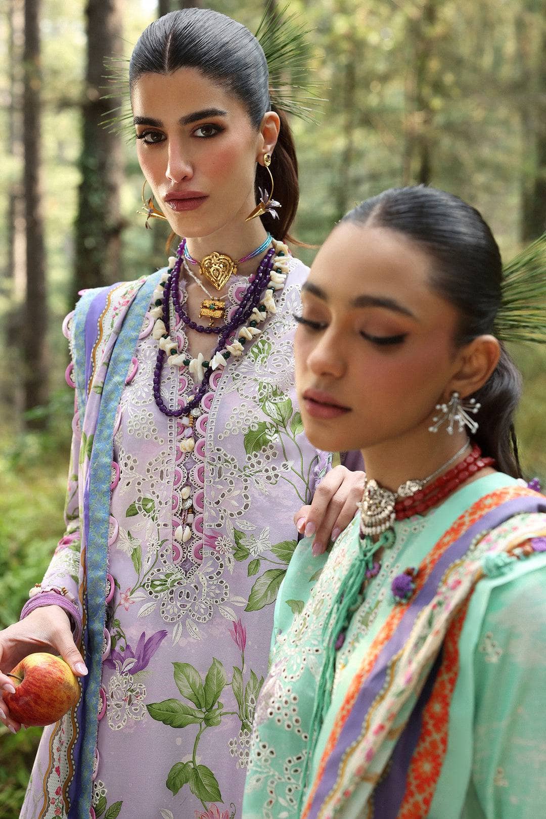 Restocked/Zaha Festive Lawn Neelum/ELARA (ZL25-02 A)