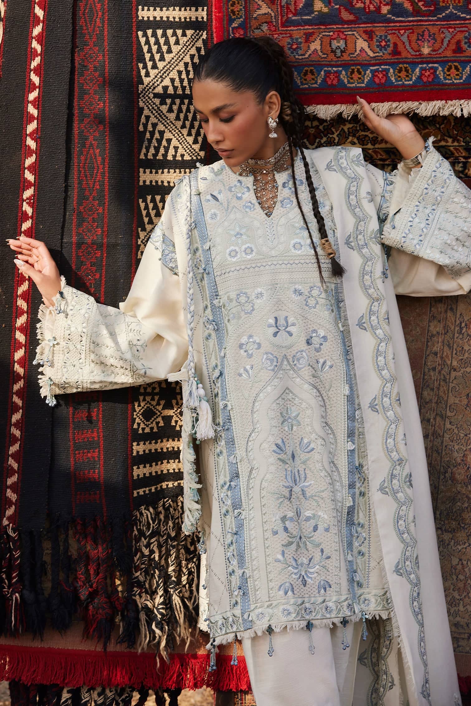 Zaha Winter Pakistani Suits Restocked/Zaha Winter 25/LEILA (ZW25-02)