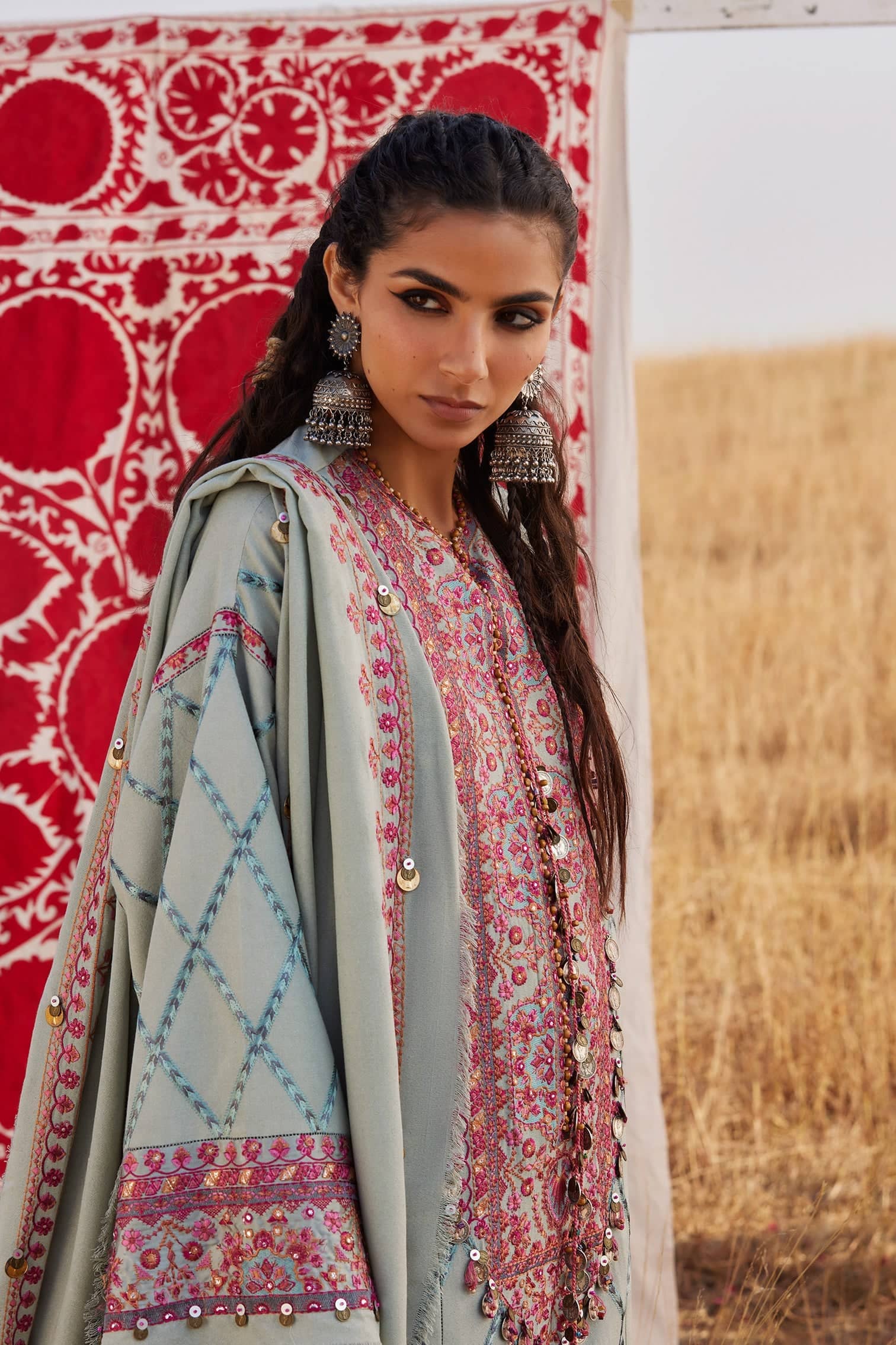 Zaha Winter Pakistani Suits Restocked/Zaha Winter 25/NAYAB (ZW25-06)