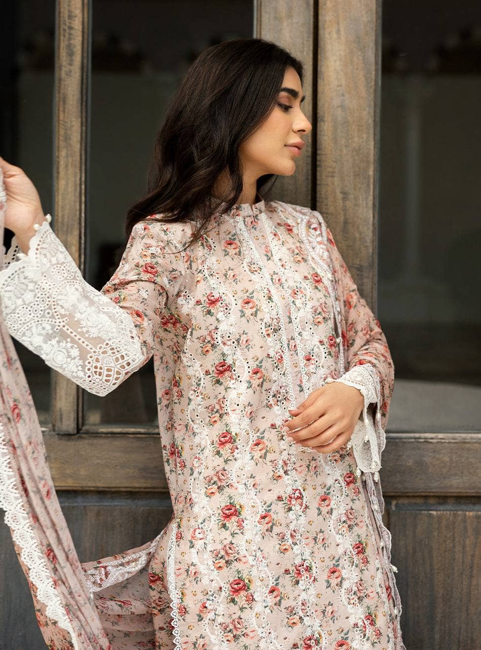 Zainab Chottani Lawn Pakistani Suit Zainab Chottani Chikankari Lawn 25/Lamia-9A