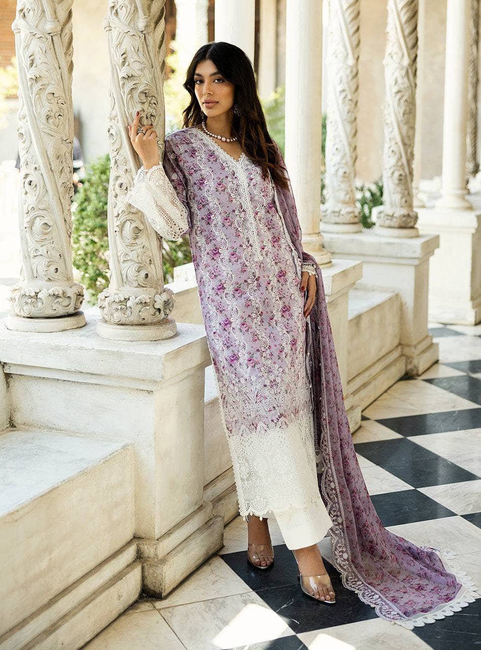 Zainab Chottani Lawn Pakistani Suit Zainab Chottani Chikankari Lawn 25/Lamia - 9B
