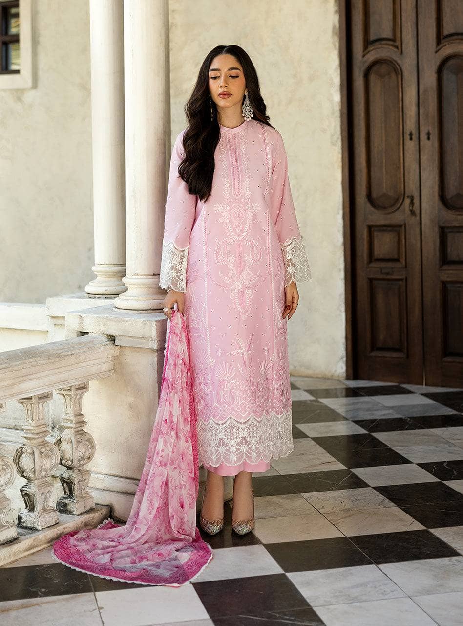 Zainab Chottani Lawn Pakistani Suit Zainab Chottani Chikankari Lawn 25/Liyah-7A