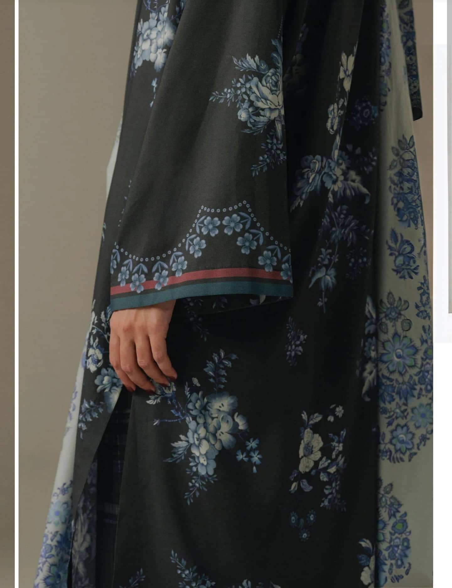 Zara Shahjahan Coco Fall Edit Lawn Pakistani Suits Zara Shahjahan Coco Prints 25/Vol 5/Hushed Ember/6B