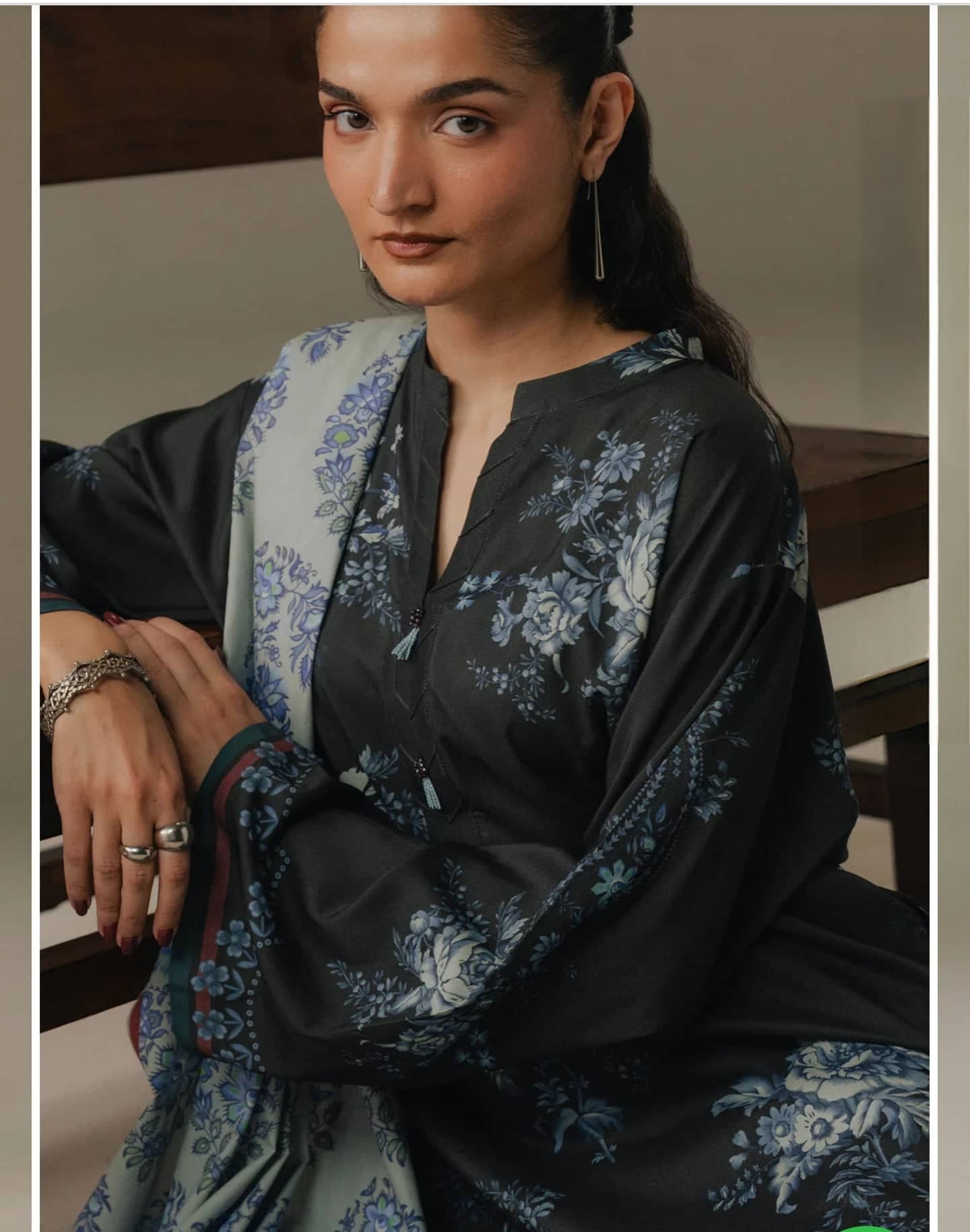 Zara Shahjahan Coco Fall Edit Lawn Pakistani Suits Zara Shahjahan Coco Prints 25/Vol 5/Hushed Ember/6B