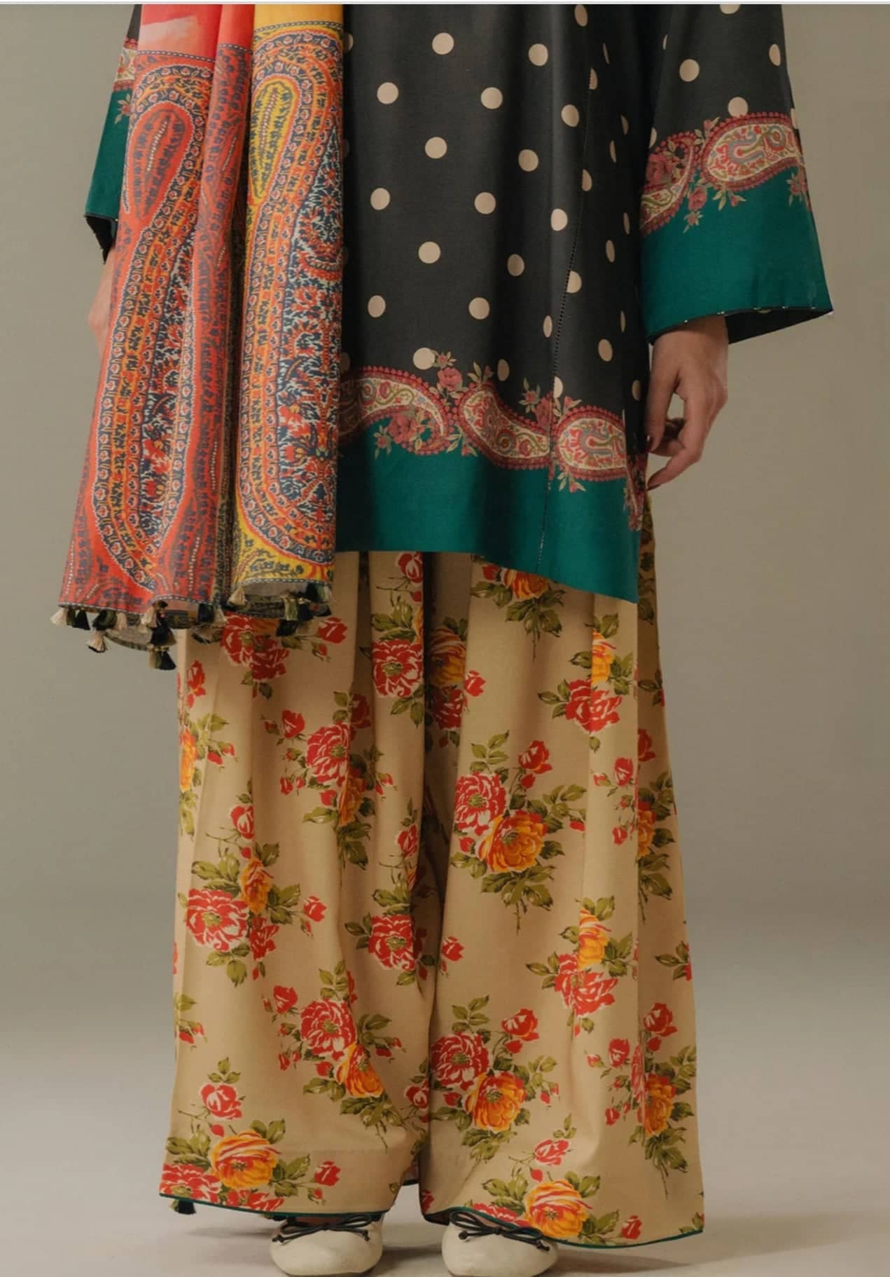 Zara Shahjahan Coco Fall Edit Lawn Pakistani Suits Zara Shahjahan Coco Prints 25/Vol 5/Paper Moon/3A