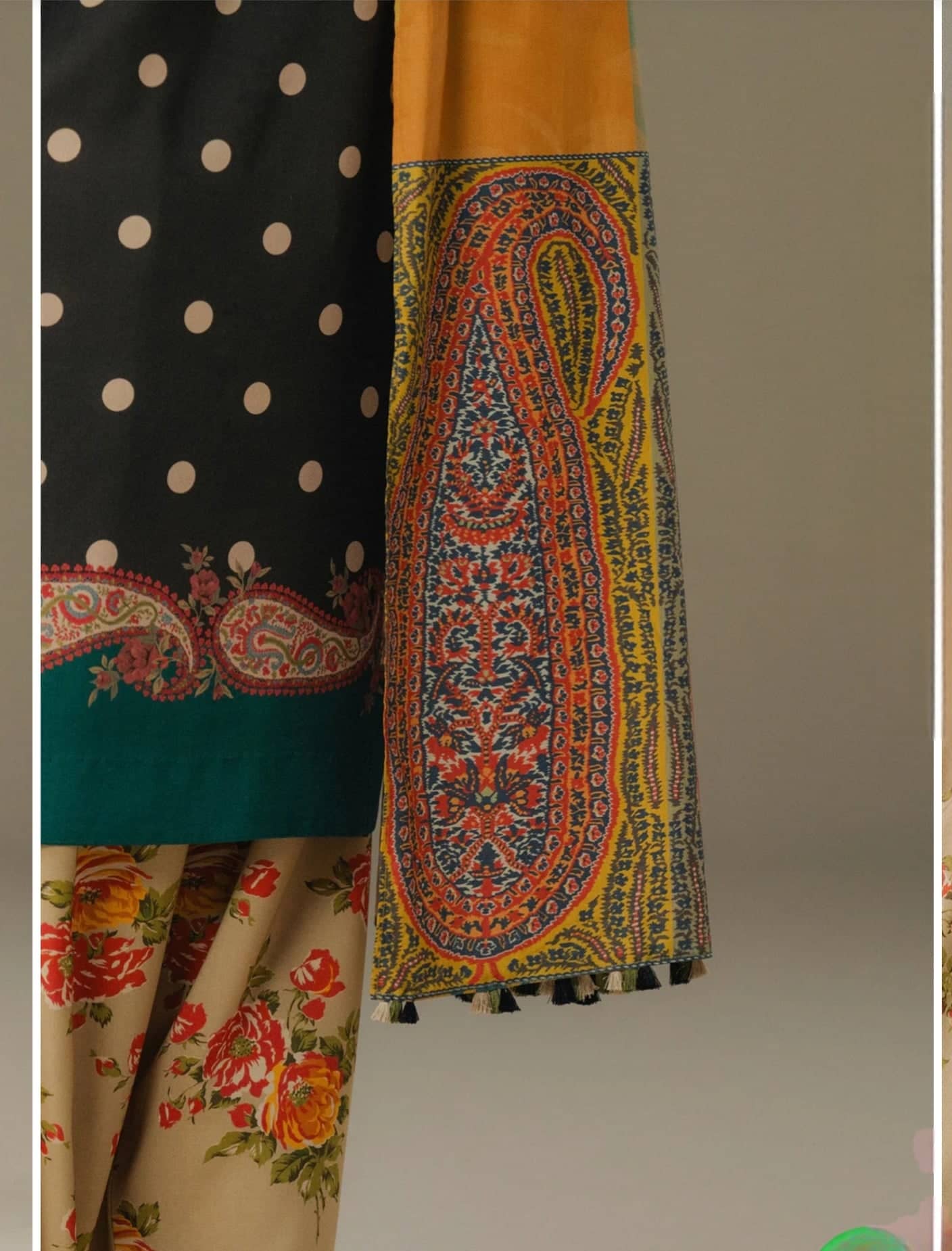 Zara Shahjahan Coco Fall Edit Lawn Pakistani Suits Zara Shahjahan Coco Prints 25/Vol 5/Paper Moon/3A