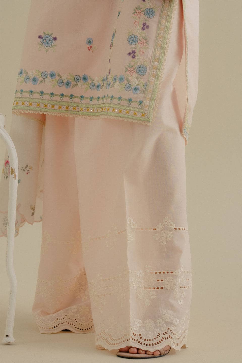 Restocked/Coco Edit 2/Peachy Pink/Zeest-9B/Self Jacquard Dupatta