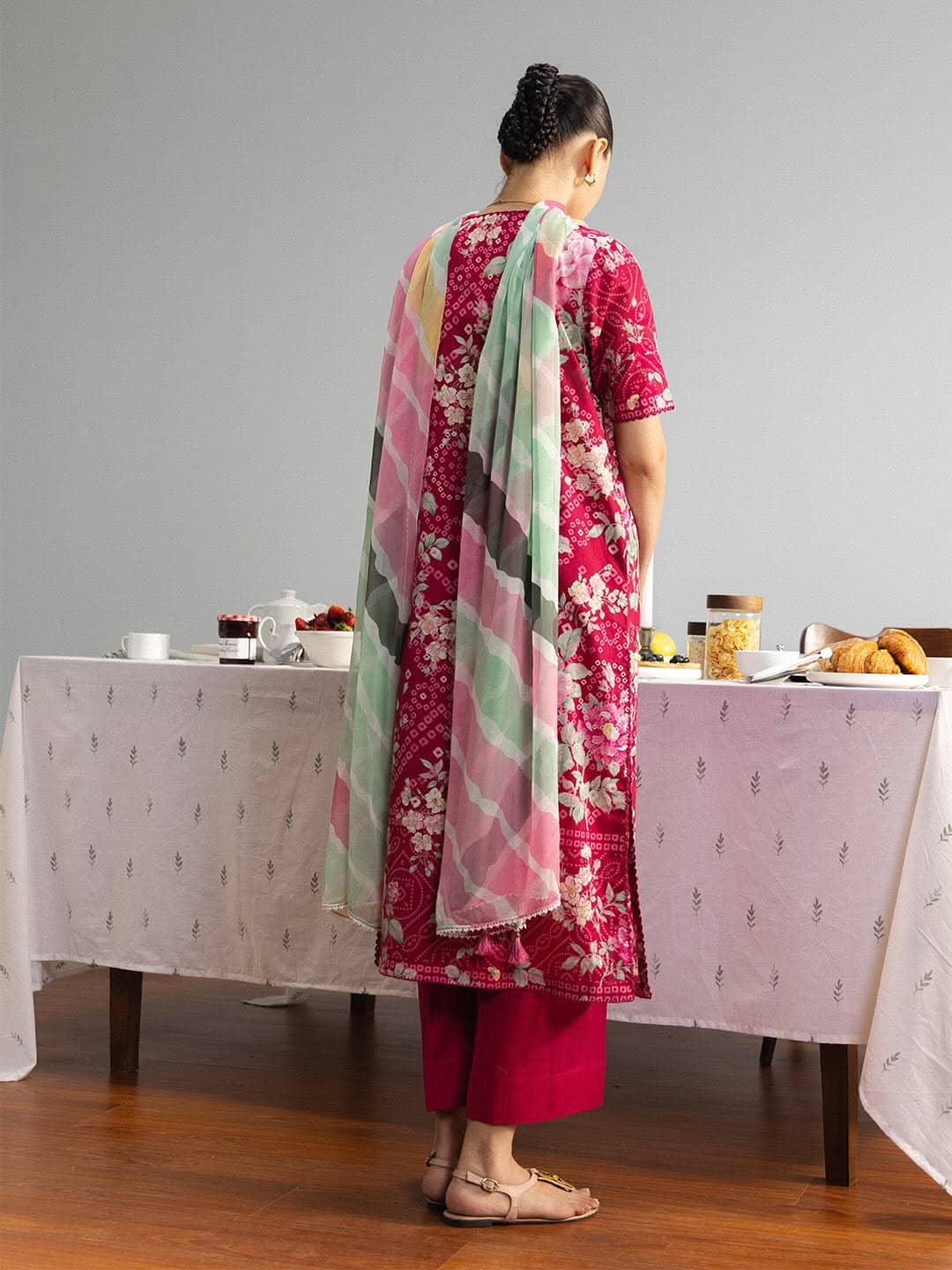 Restocked/Zara Shahjahan Coco Prints 26 Drop 2/Kohana/4B/Chiffon Dupatta