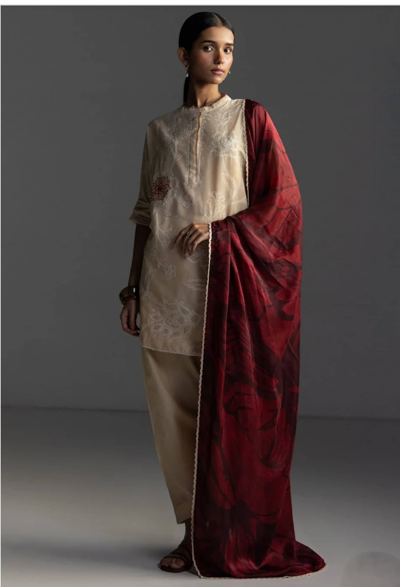 Restocked/Zara Shahjahan Coco Lawn 26/Isla-4A