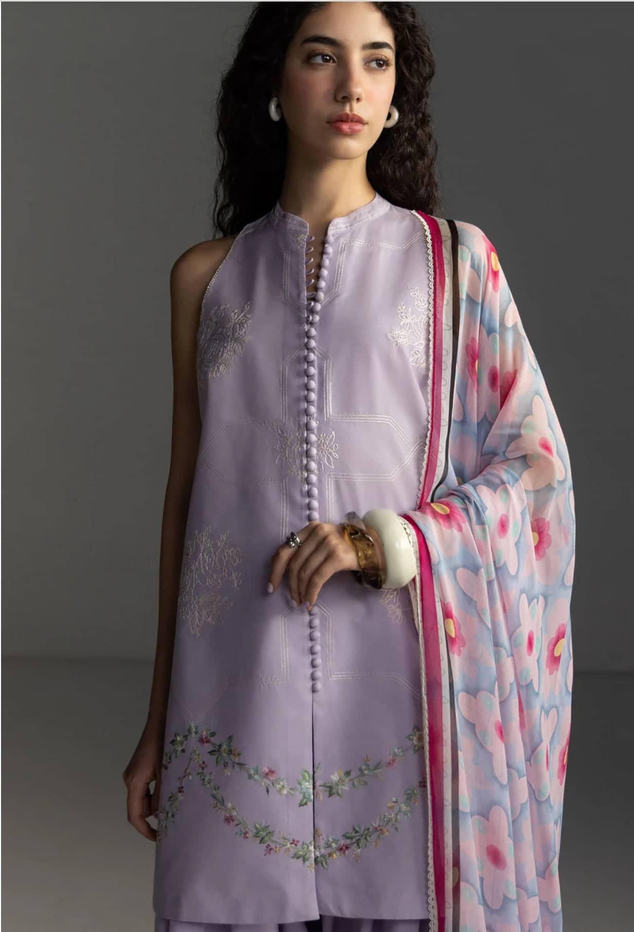 Restocked/Zara Shahjahan Coco Lawn 26/Rivae-1A