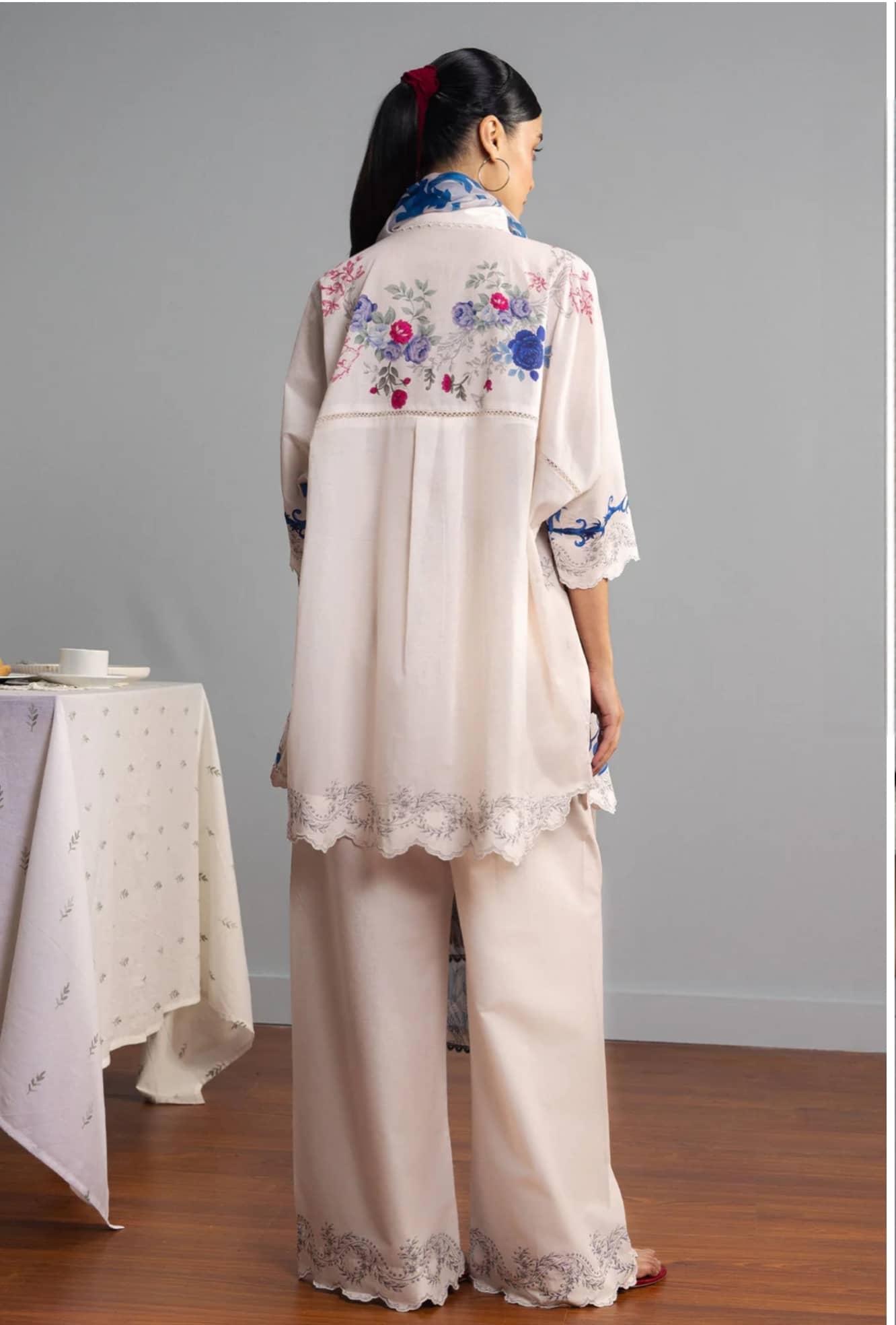 Restocked/Zara Shahjahan Coco Prints 26 Drop 2/Rei/9A/Silk Dupatta