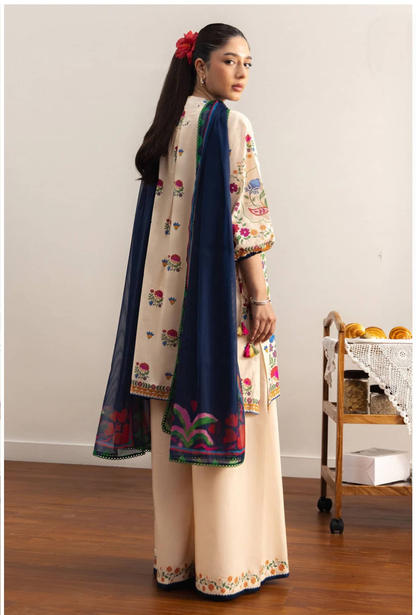 Zara Shahjahan Coco Prints 26 Drop 2/Takara 7A/Silk Dupatta