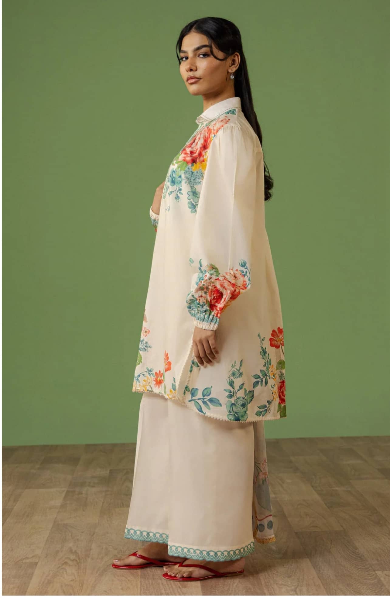 Zara Shahjahan Coco Prints Drop 3/ Celene 4A/Silk Dupatta