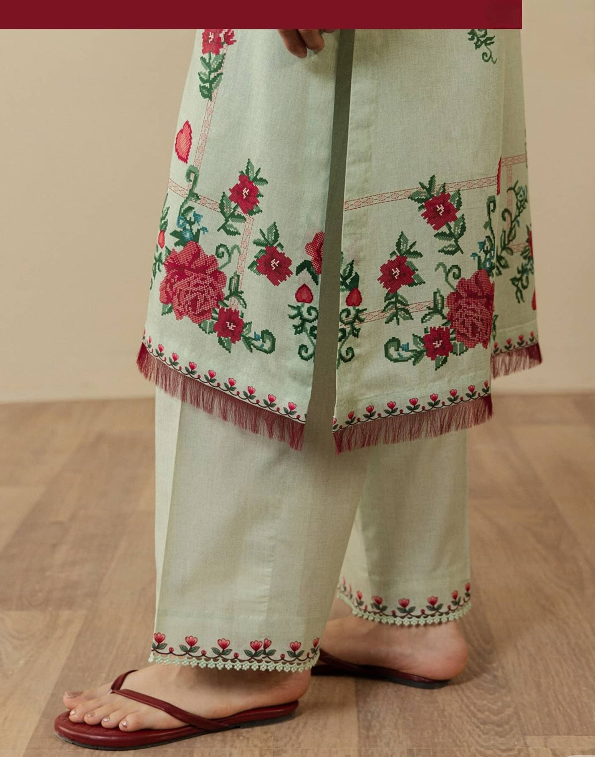 Zara Shahjahan Coco Prints Drop 3/Ismeria 8B/Silk Dupatta