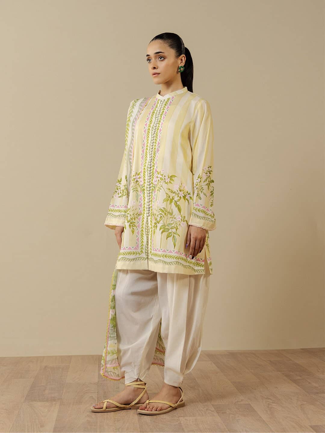 Zara Shahjahan Coco Prints Drop 3/Nerine 1B/Chiffon Dupatta