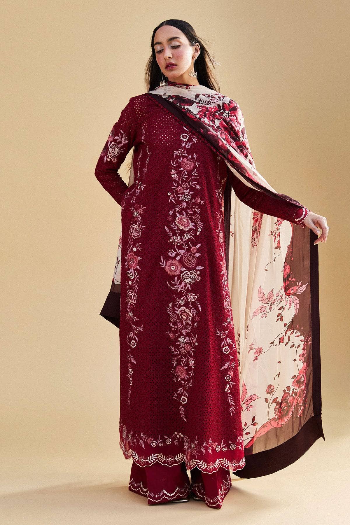 Zara Shahjahan Lawn Pakistani Suit Restocked/Zara Shahjahan Lawn 25/5B