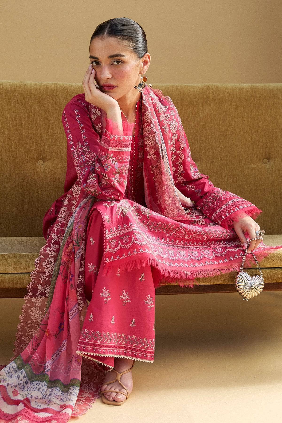 Zara Shahjahan Lawn Pakistani Suit Restocked/Zara Shahjahan Lawn 25/Hikari-7A