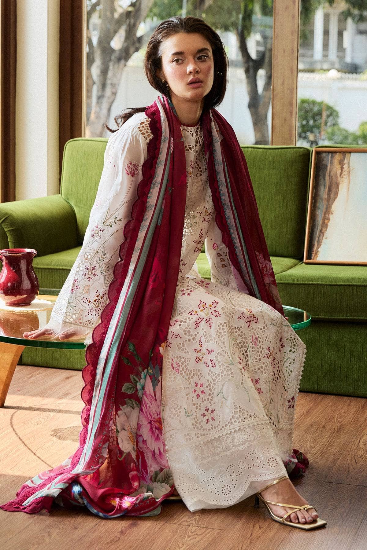Zara Shahjahan Lawn Pakistani Suit Restocked/Zara Shahjahan Lawn 25/Umi-3A