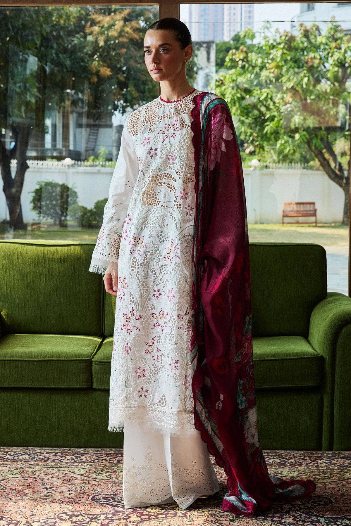 Zara Shahjahan Lawn Pakistani Suit Restocked/Zara Shahjahan Lawn 25/Umi-3A