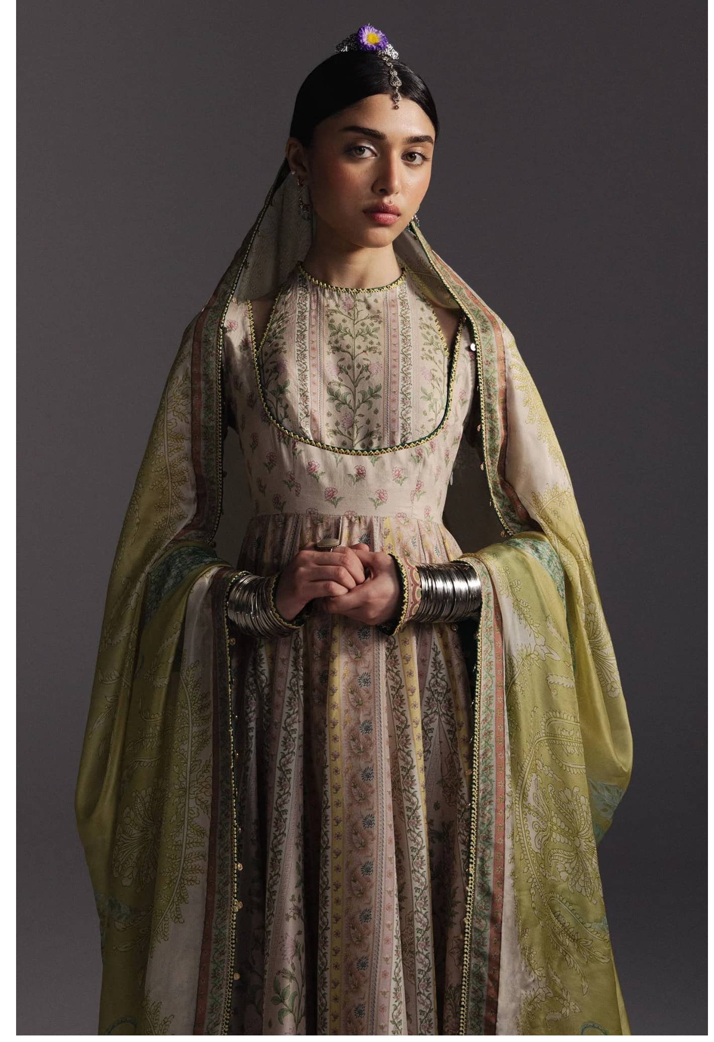 Zara Shahjahan Anarkali Lawn/Hoorain D8