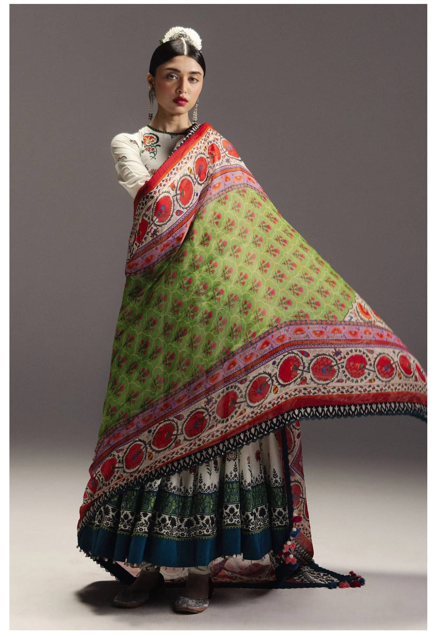 Zara Shahjahan Anarkali Lawn/Mehruba-D10