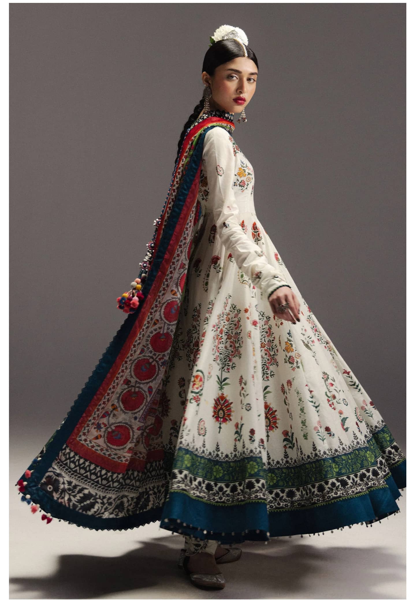 Zara Shahjahan Anarkali Lawn/Mehruba-D10
