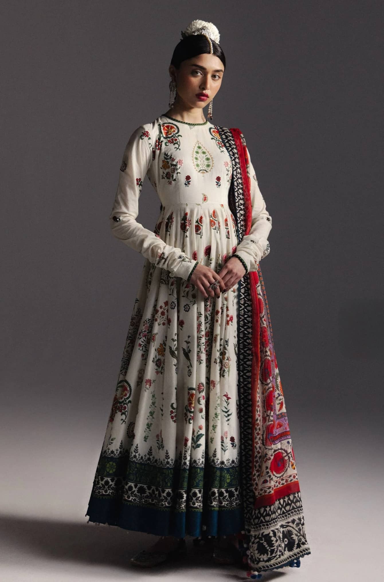 Zara Shahjahan Anarkali Lawn/Mehruba-D10