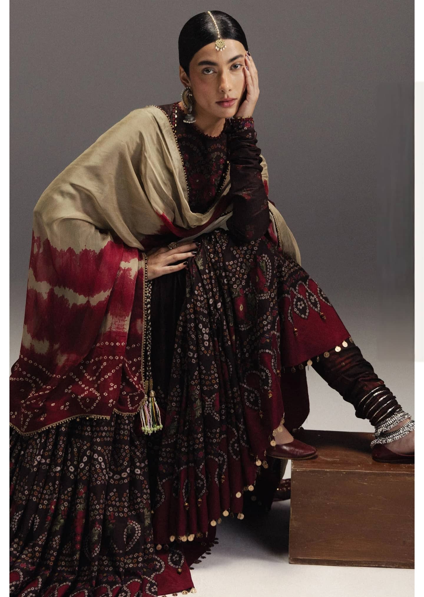 Restocked/Zara Shahjahan Anarkali Lawn/Zarmeen-D7