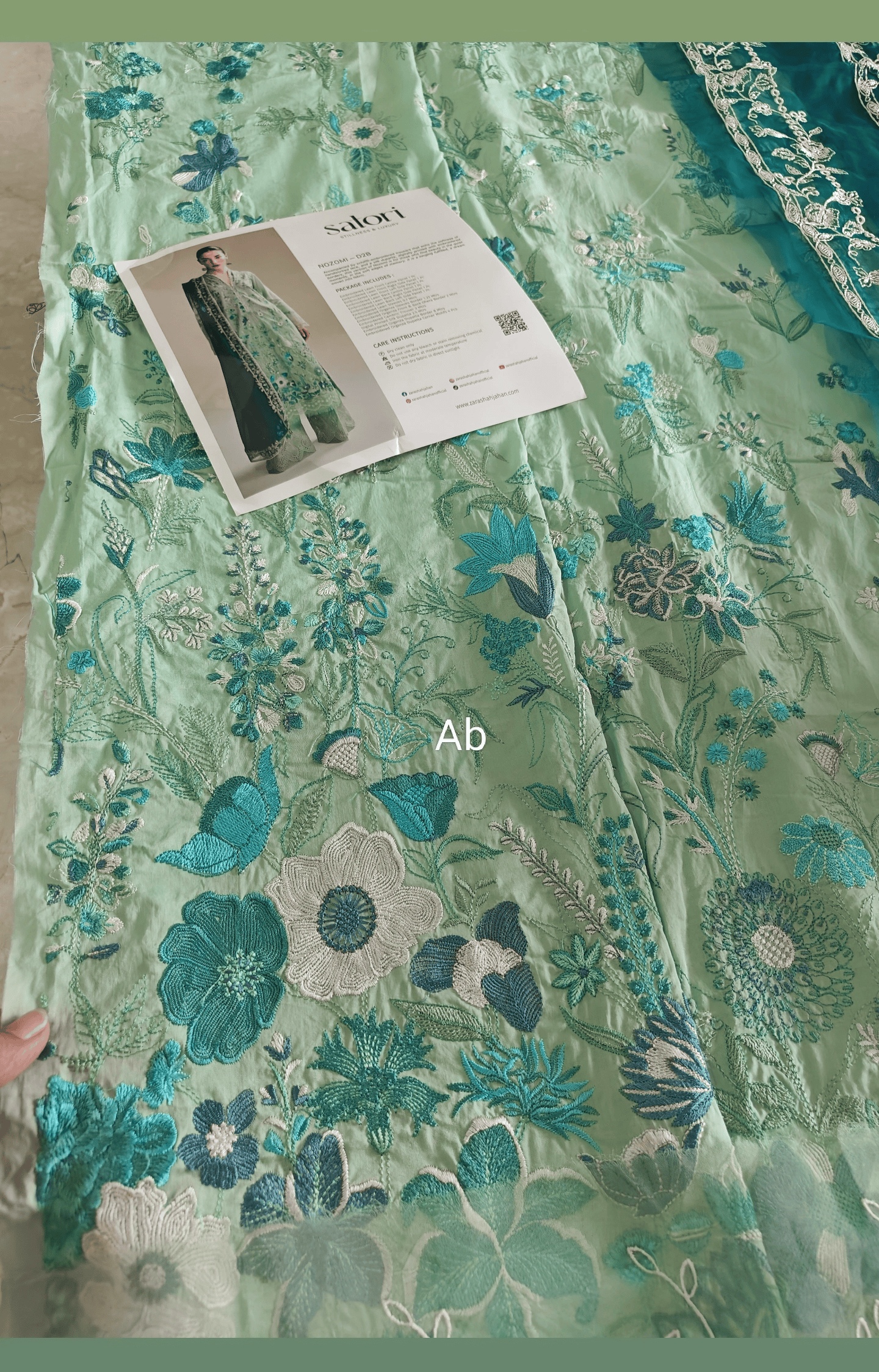 Open Pic/Sale‼️Zara Shahjahan Lawn/Nozomi-2B